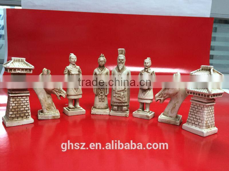 Collectible Qing Dynasty themed decorative fantasy chess set