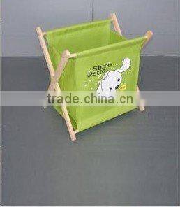 Wood magzine rack storage rack