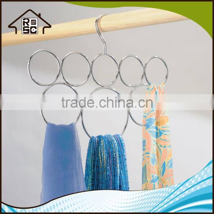 NBRSC Free Sample available Scarves Hanger Multi Use Tie Belts Organize 8 Circles Storage Holder