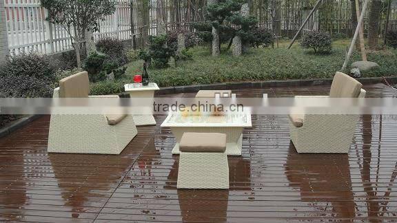 6pcs wicker patio sofa set