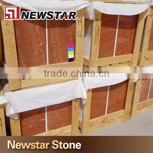 Newstar Luxurious Rosso Alicante Marble Stone Villa Wall Tile