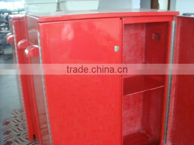 Glassfiber reinforced plastic GRP box fire extinguisher cabinet