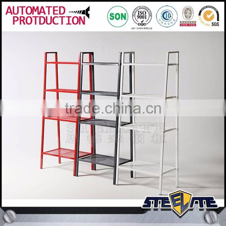 Wholesale indoor metal flower display stand steel flower shelf