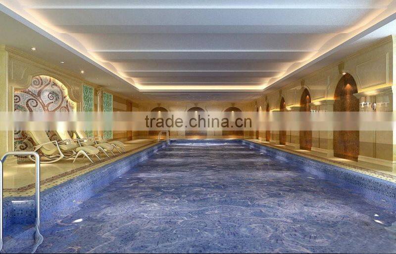 Professional Interior 3D Rendering Design for Classic Elegant Indoor Swimming Pool BF11-12303e