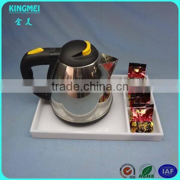 Customized acrylic cup holder, wine glass holder & square clear plexiglass serving trays for hotel