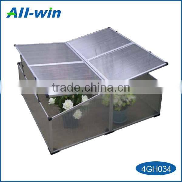 easily-assembled PC board aluminium garden greenhouse