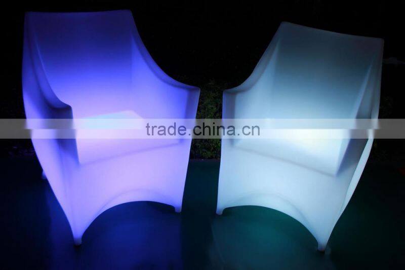 inflatable sofa with led light/garden led sofa