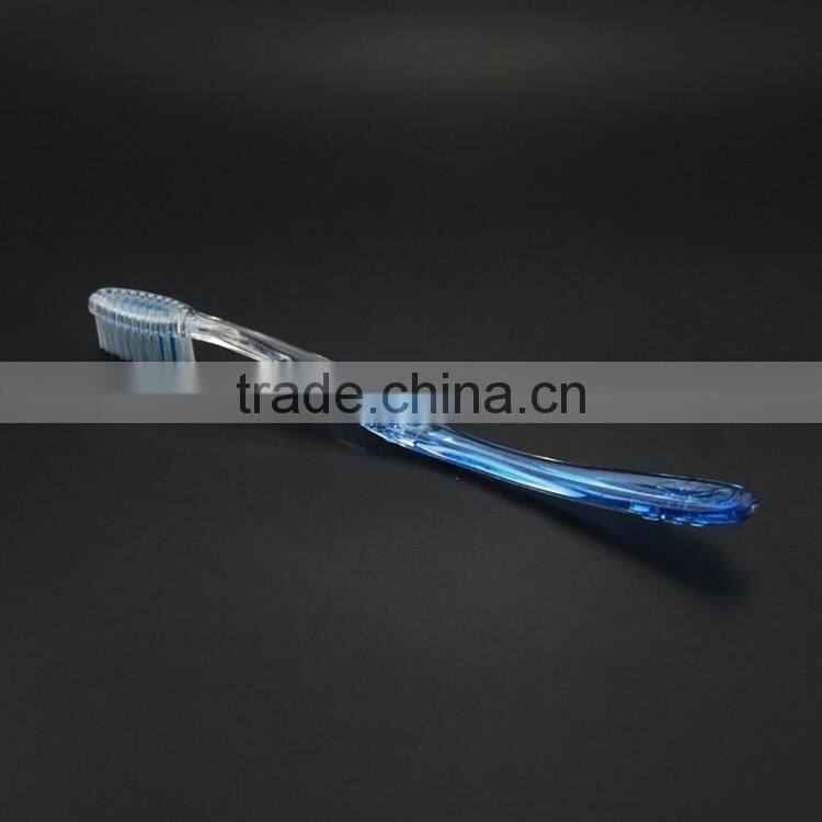 soft slip-resistance handle high quality artificial toothbrush made in factory oem adult teeth whitening toothbrush