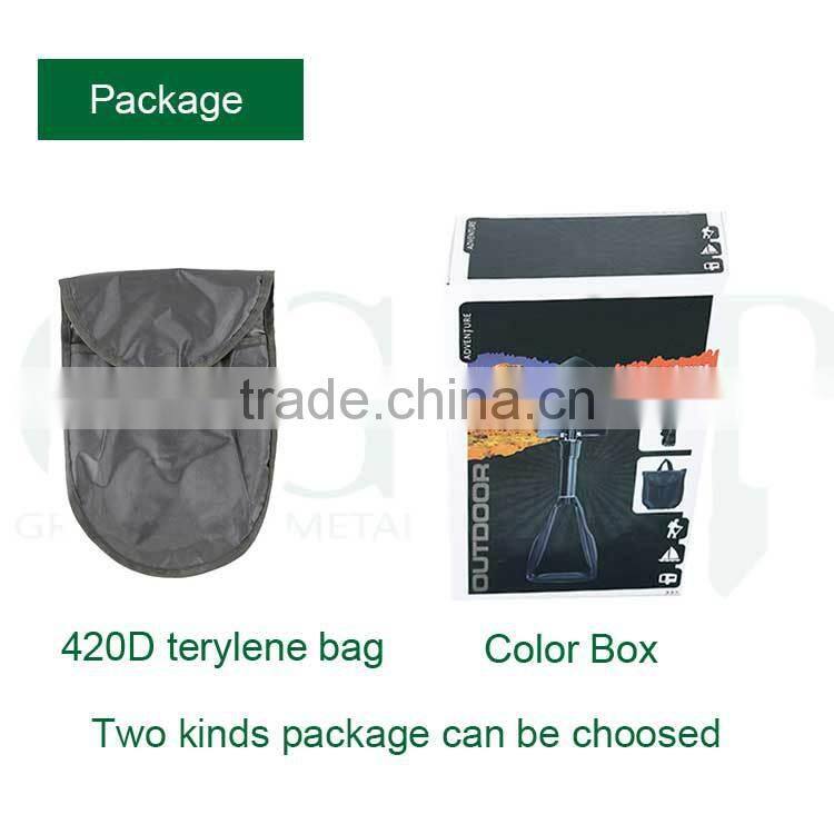 Compact Military Shovel Army Gear Tri Folding Shovel