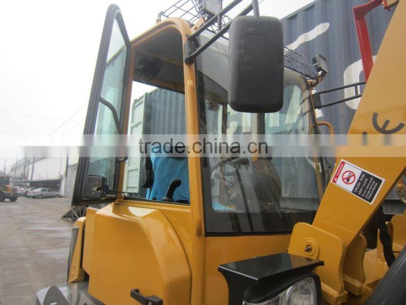 JN912 new type wheel loader ZL12 with big cabin CE ROPS FOPS