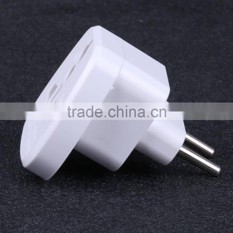 2016 new trendy products white socket travel plug adapter