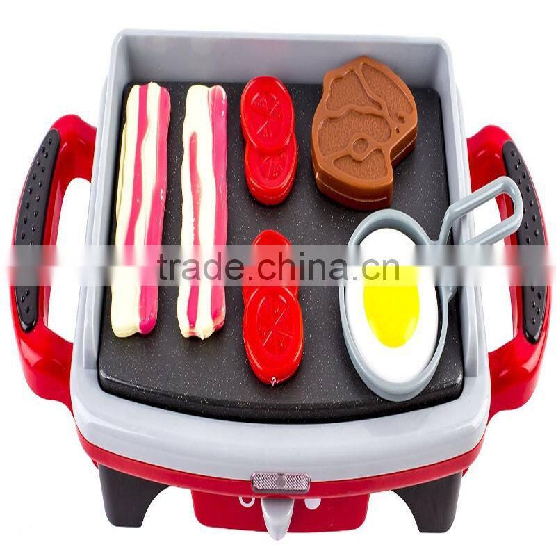 Hot sale high quailty funny stove griddle plastic toy for kids