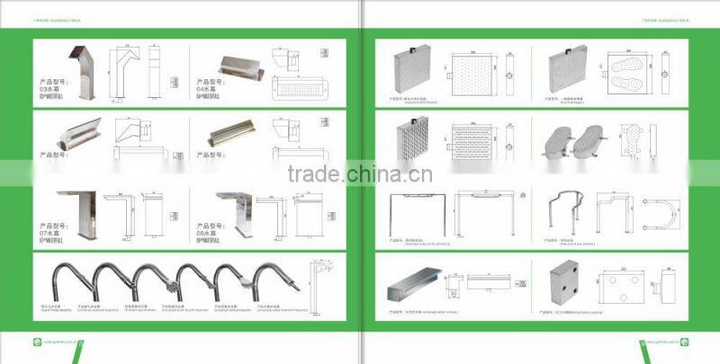 Stainless steel pool use auto water curtain spray water jet nozzle