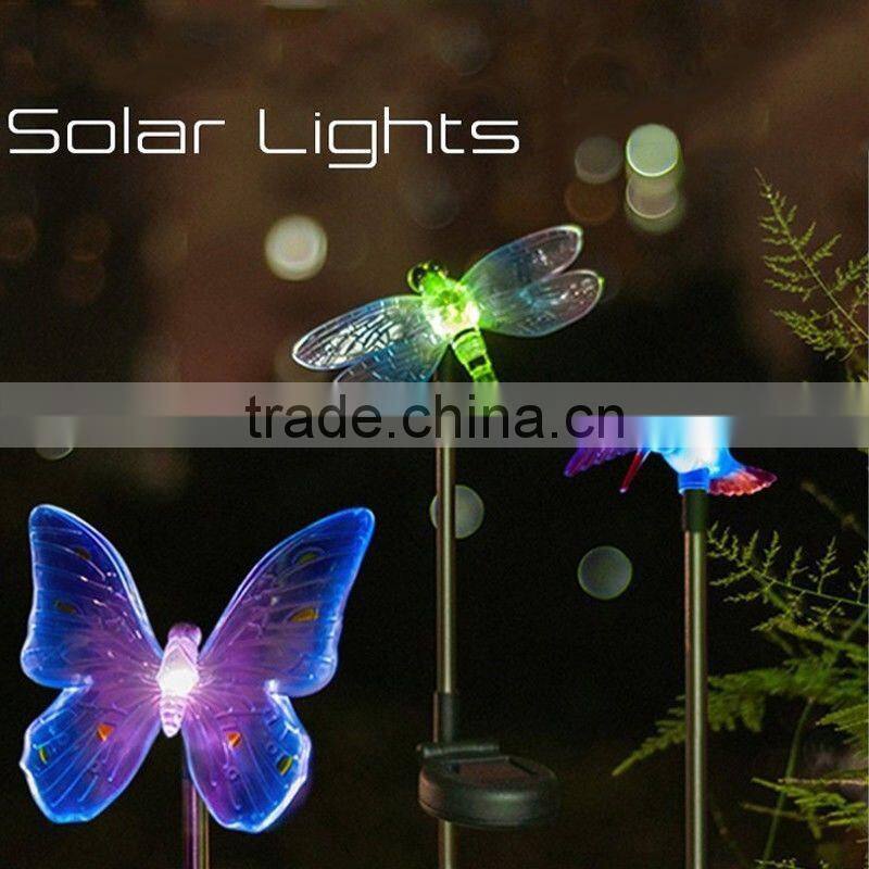 Solar LED Path Light Outdoor Garden Lawn Landscape Stainless Steel Spot Lamp