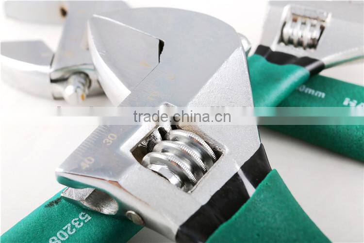 Hot Sale plastic handle Ajustable Wrench