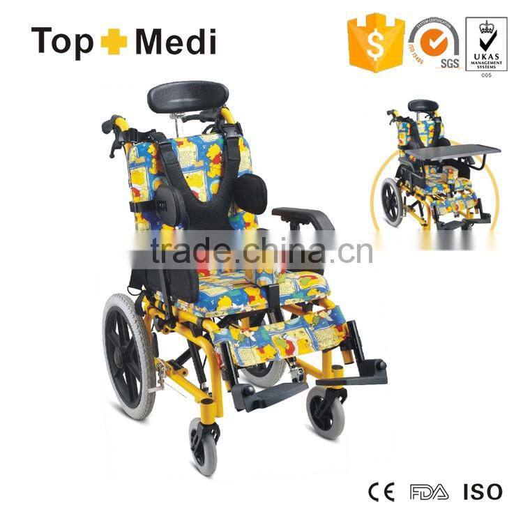Rehabilitation Cerebral Paralysis children reclining Pediatric wheelchair