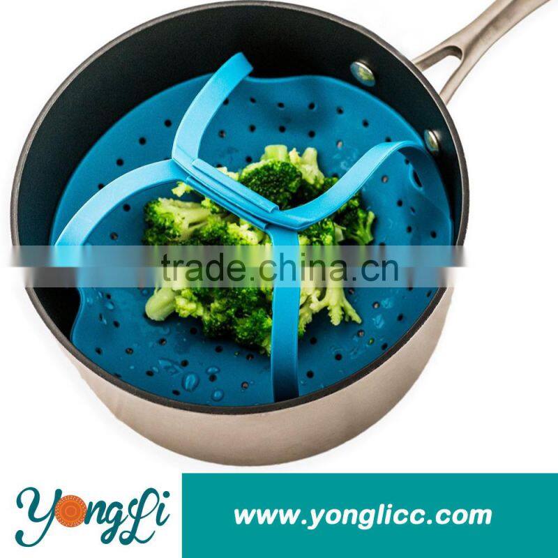 Wholesale China Dailylife Cooking Non Toxic Eco Friendly Steamer Silicone Pot