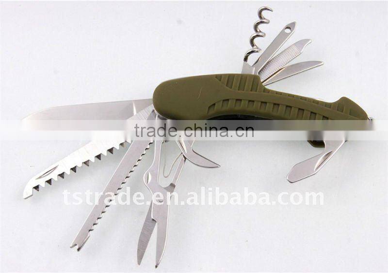 2014 Pocket stainless steel multi function folding strider knife KG5011PG