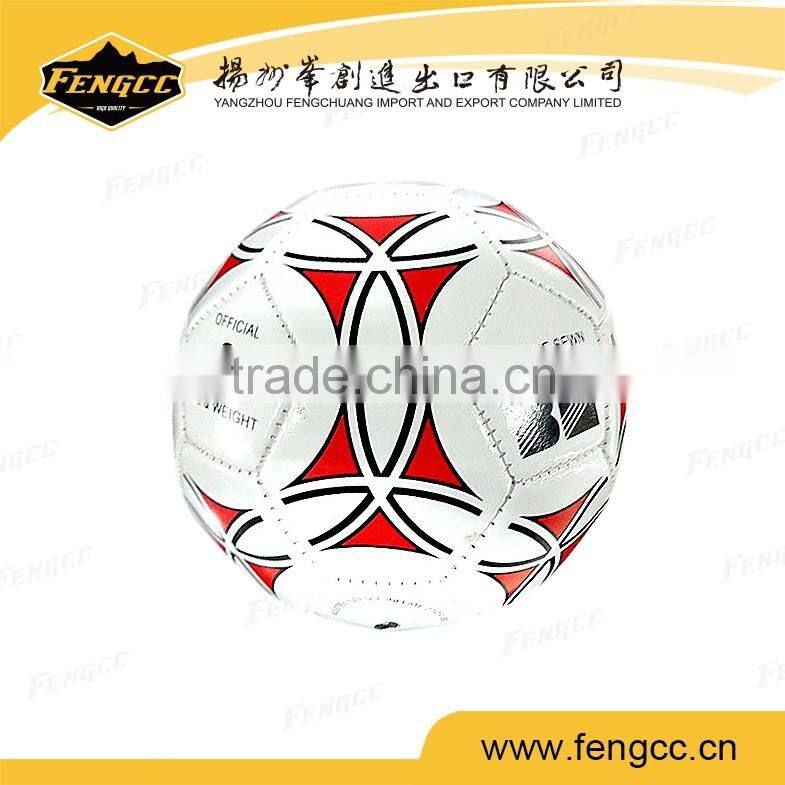 Promitional customized pvc football team soccer american football machine sewn size 5