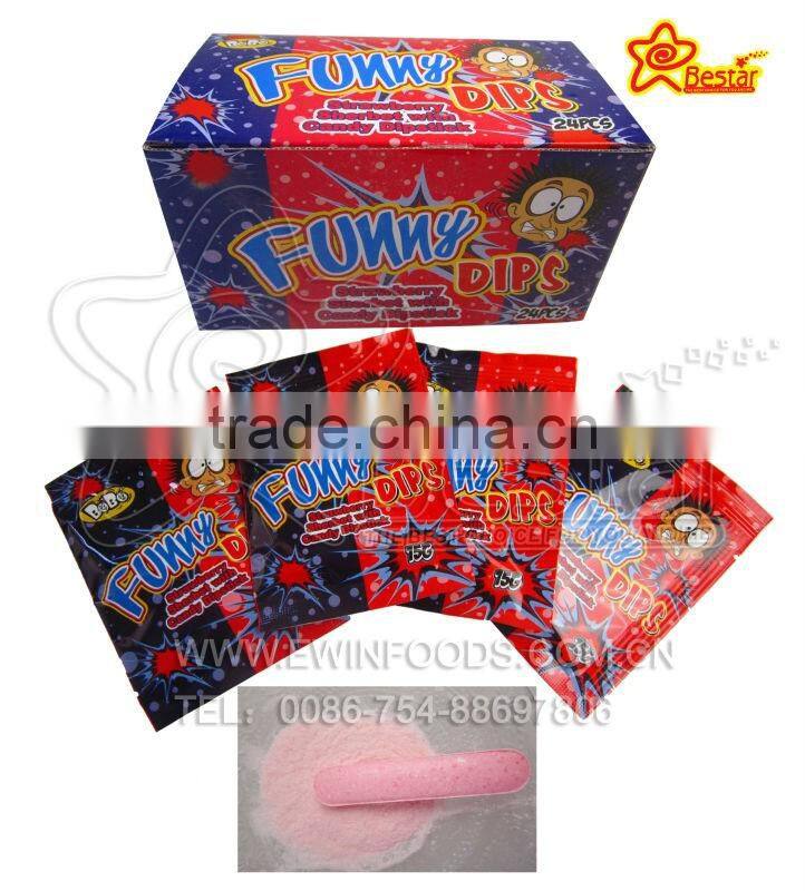 Toy Gas Tank with Sour Powder Candy Fruity Flavor