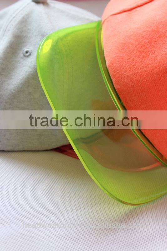 New Style Custom PVC Fluorescence Kid's Baseball Caps China Factory