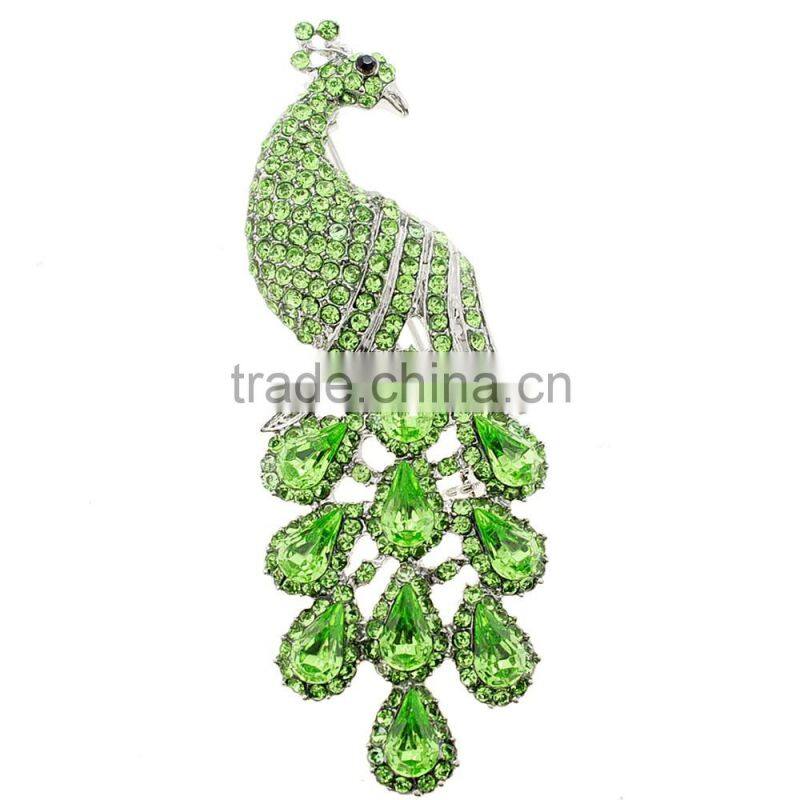 COOL! fine cut emerald/peridot drop crystal jewelry for women/bridal