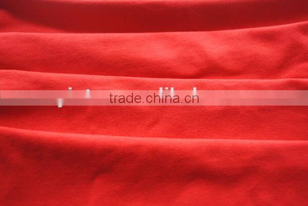 2015 knitted 97% cotton 3%spandex fabric for garment