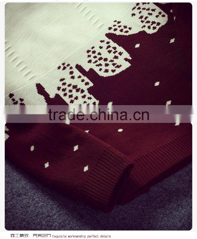 GZY 2015 hot selling men blank sweater korean style sweater