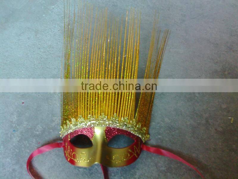 feathered venetian party mask for sale