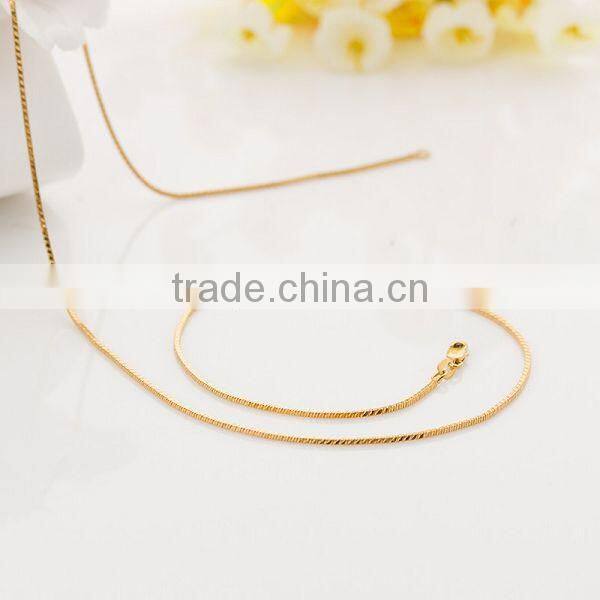 Simple style diferent types necklace chains