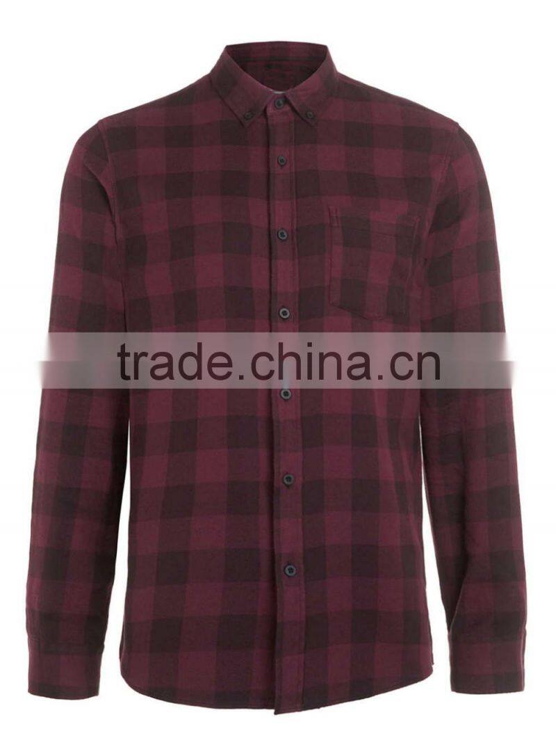 Man plaid custom cheap flannel shirt