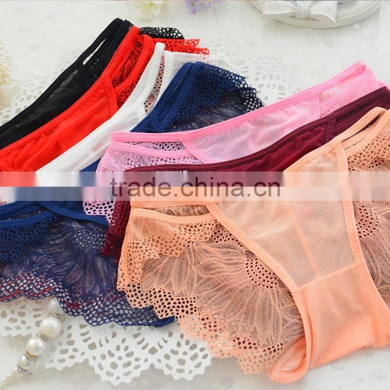 Bow tie ladies cotton underwear women cute cartton panties wholesale factory