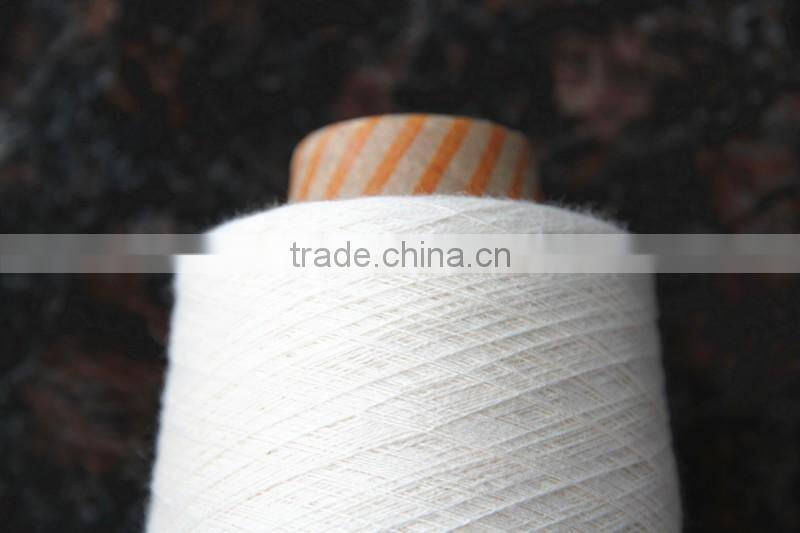 T/C 40/60 45S customized combed bleached cotton yarn for knitting weaving industry