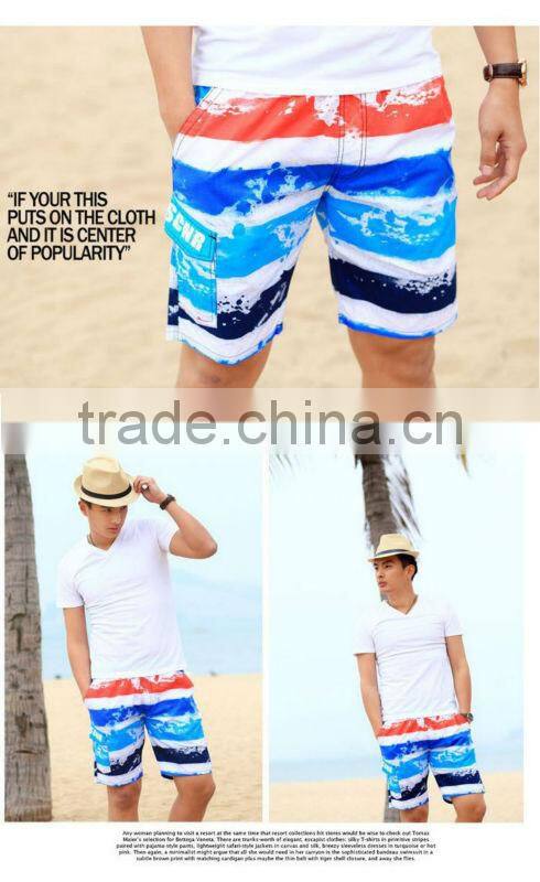 2014 Cool design beach custom men short pants