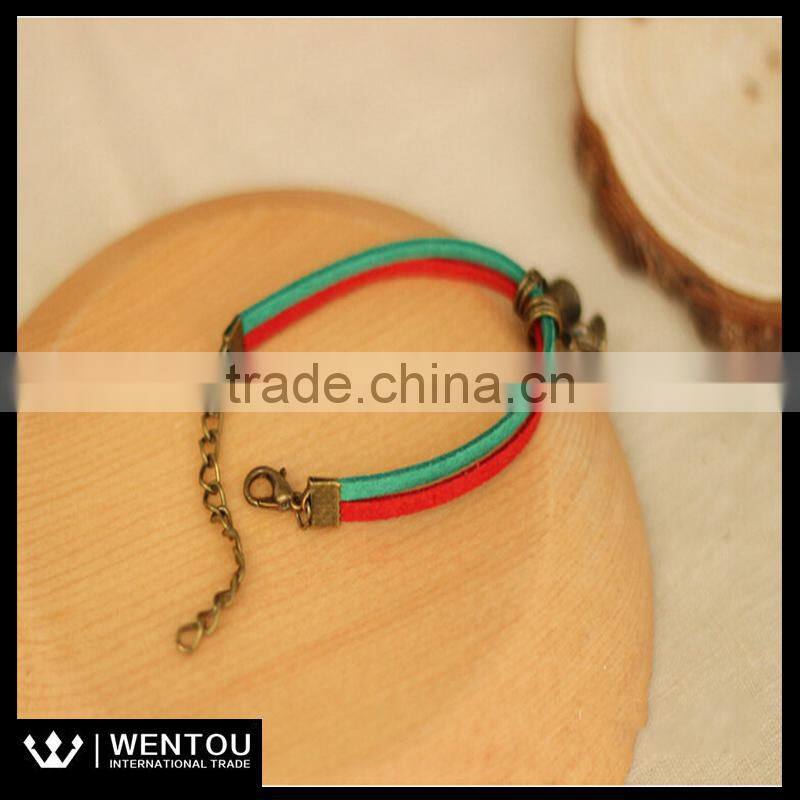 New Design Christmas Gift Braided Christmas Bracelet