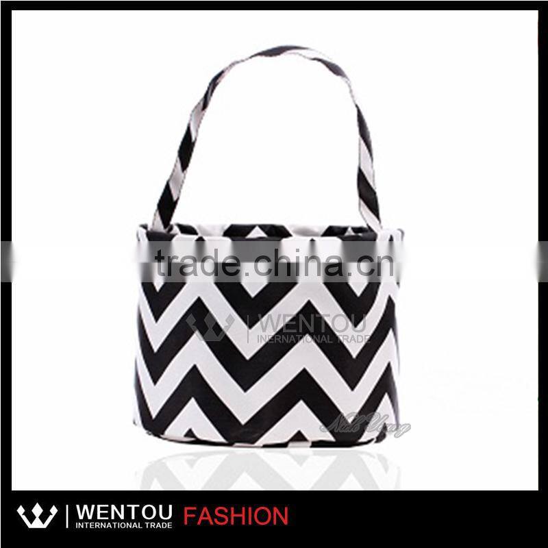 Hot Sale Polka Dot Easter Basket Bucket