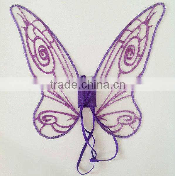 factory pvc material party wings butterfly wings for kids