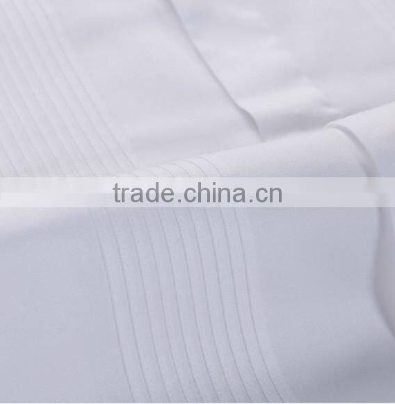 2016 latest trendy style wing collar men's wedding tuxedo dress shirt with french cuffs