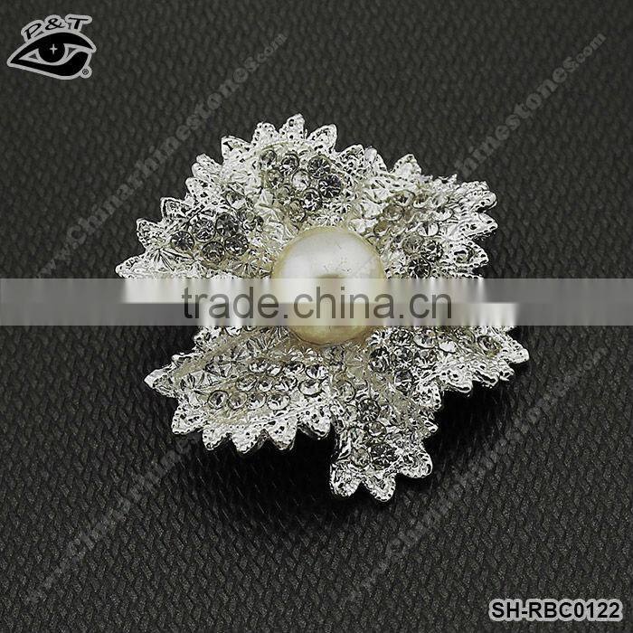 Rhinestone brooches for clothing rhinestone brooch for wedding invitation