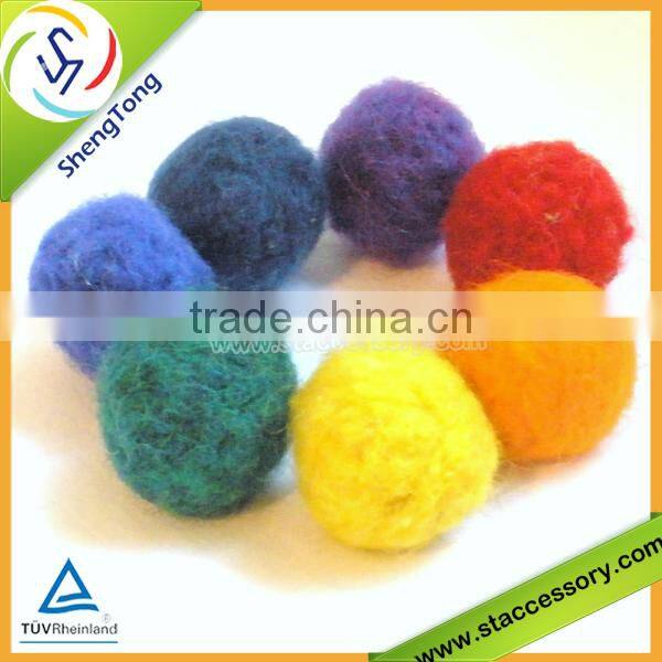 high quality wool felt ball/handmade felt balls/2cm felt balls