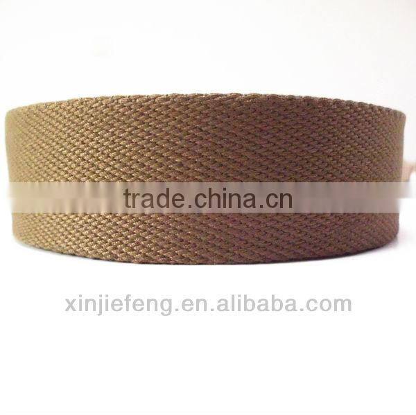 Woven cotton twill webbing tape