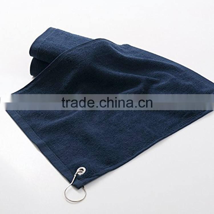 cheap mini golf towel with metal clip wholesale