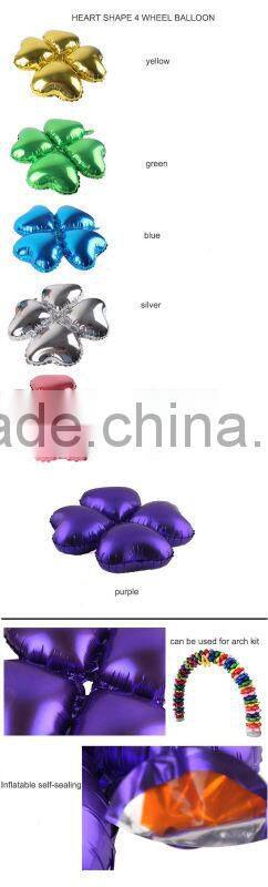 New designs foil Balloon, 4 Wheels Design