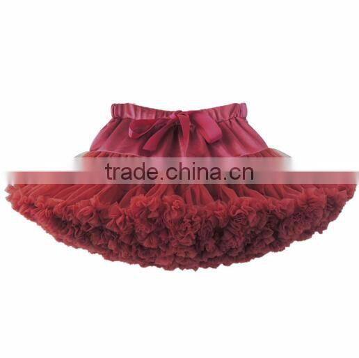 Top Quality Fancy Mini Lovely Skirt Baby Tutu Cake Smash Design Colorful Lace Chiffon Baby Girls Petti Skirts