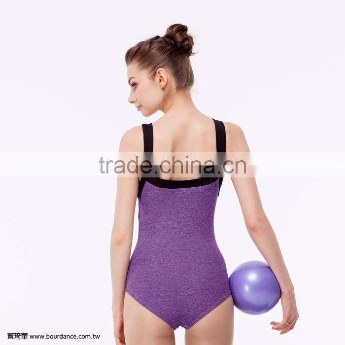 Fitness women gathered front yoga wholesale leotards