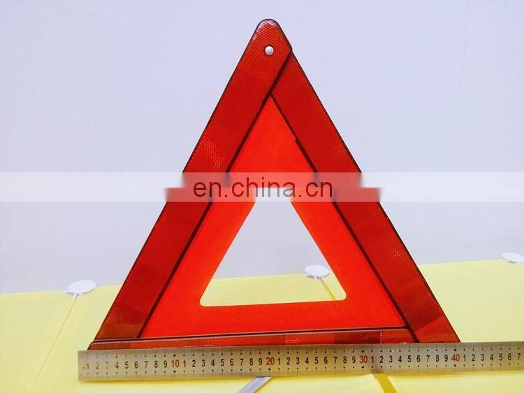 led panel red reflective warning triangle road traffic signs and symbols