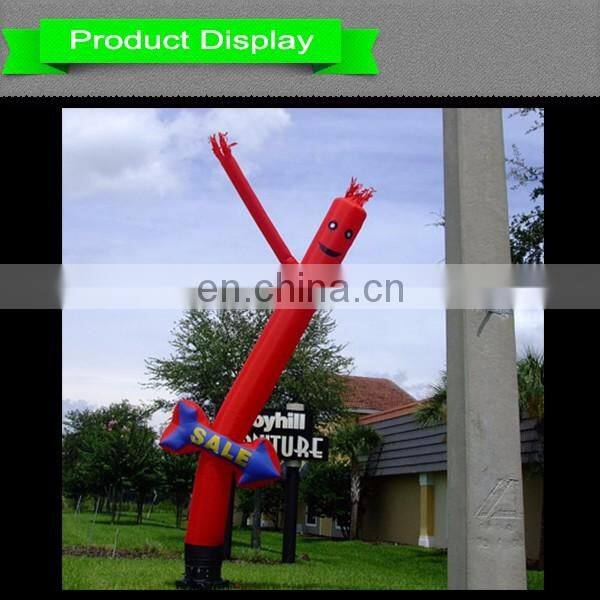red floating air dancer with blower for hot sale