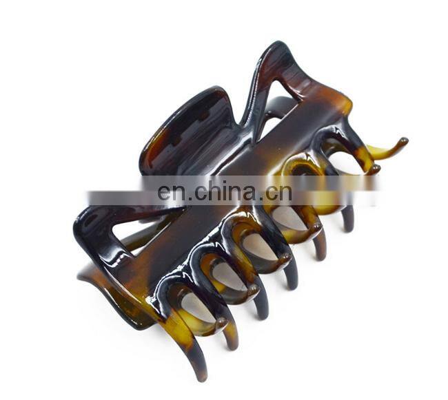 Women Hair Accessories plastic Tortoise shell Hair Claws Clips for long hair