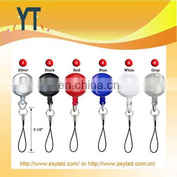 Badge Reel With Spring Hook