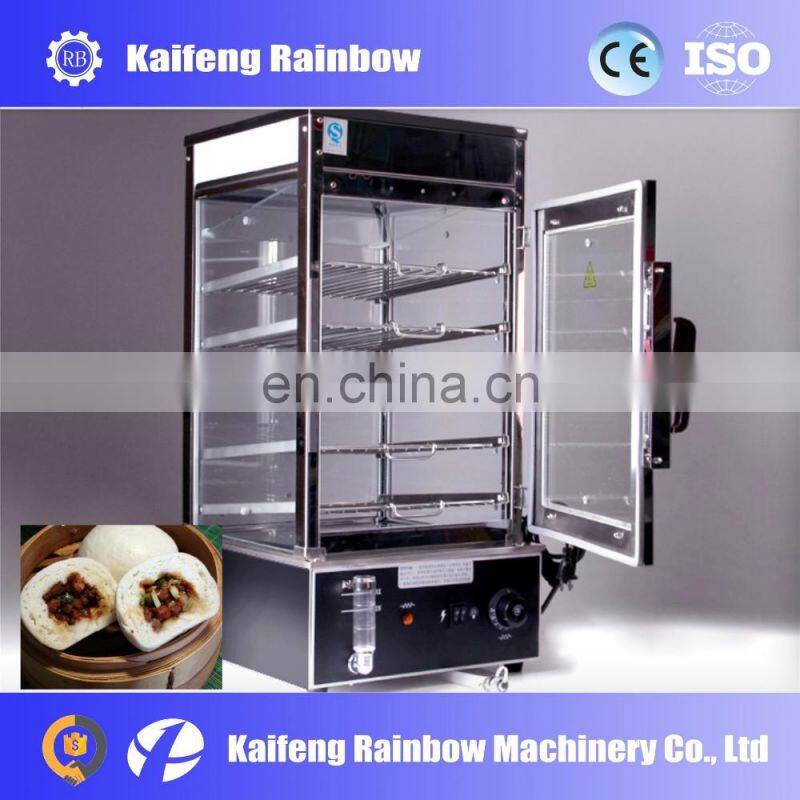 Hot Sale Vertical Stainless Steel Bun Steamer Cabinet with 5 layers